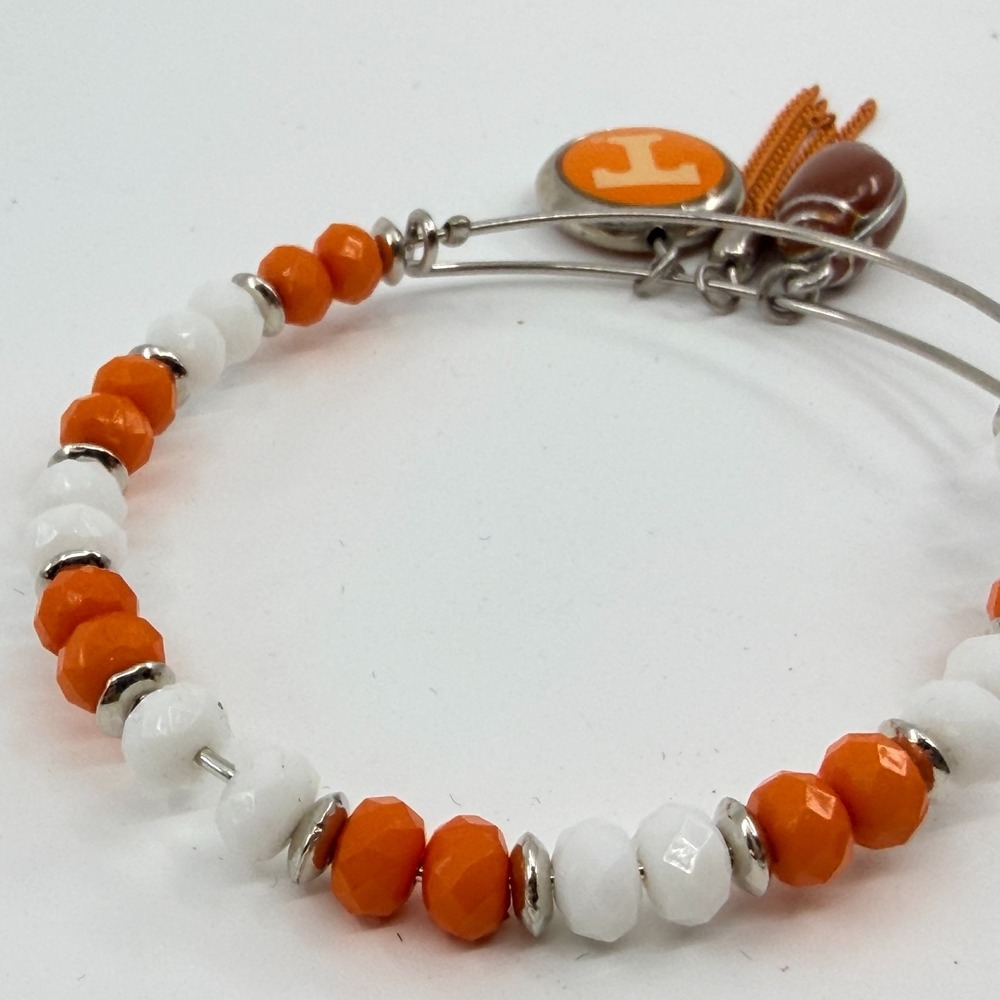 Tennessee Volunteers Football Charm Bangle Bracelet – Game Day Spirit Jewelry - Picture 6 of 12